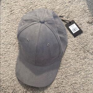 Stylish Gray Men's Suede Cap